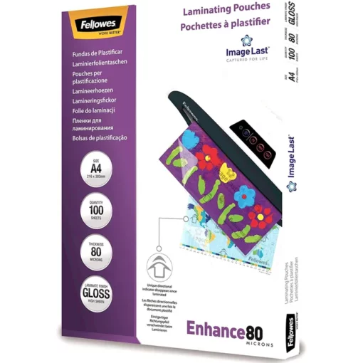 100 Pochettes De Plastification A4 (216 X 303 Mm) - Brillantes