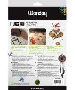 3 Feuilles De Plastique Fou Transparents - 200 X 300 Mm