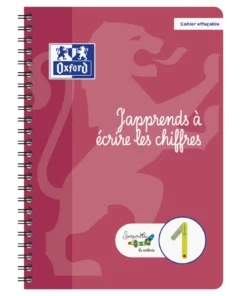 Cahier Apprentissage Chiffres Serpodile A5 50P Avec Stylo Effacable