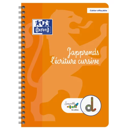 Cahier Apprentissage Ecriture Cursive Serpodile A5 50P Avec Stylo Effacable