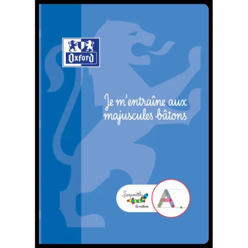Cahier Entrainement Majuscule Baton Serpodile A4 48P Ms - Gs