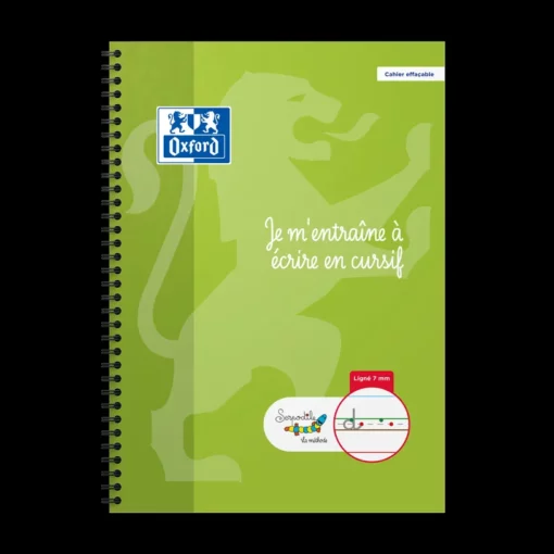 Cahier Entrainement Ecriture Cursive Serpodile A4 44P L7Mm + Stylo Effacable