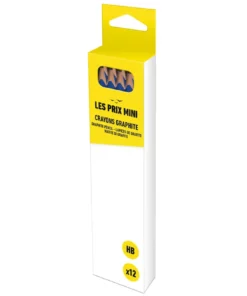 Les Prix Mini - Pack de 12 crayons graphite HB