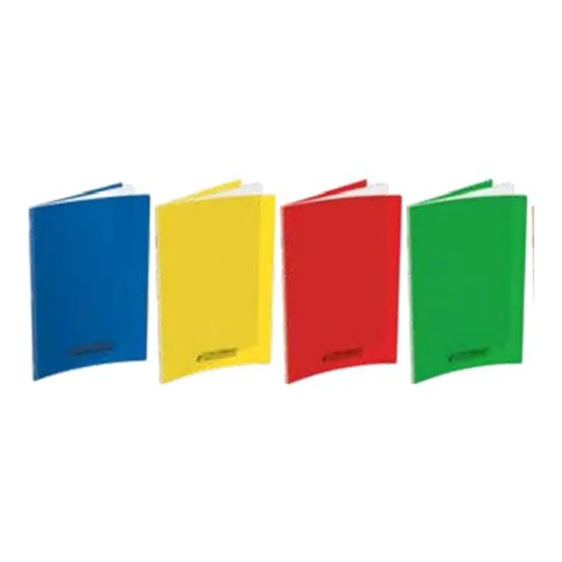 Cahier Conquerant Classique Agrafe 17X22 140P 90G Seyes Polypro