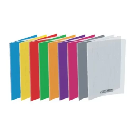 Cahier Conquérant Classique Agrafe 210X297 48P 90G Seyès Polypro
